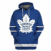 Maple Leafs Blue All Stitched Hooded Sweatshirt,baseball caps,new era cap wholesale,wholesale hats